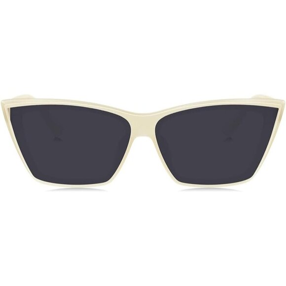 ?Women White Elegant Trendy Cat Eye Polarized Exclusive Eyewear Sunglasses main image 4